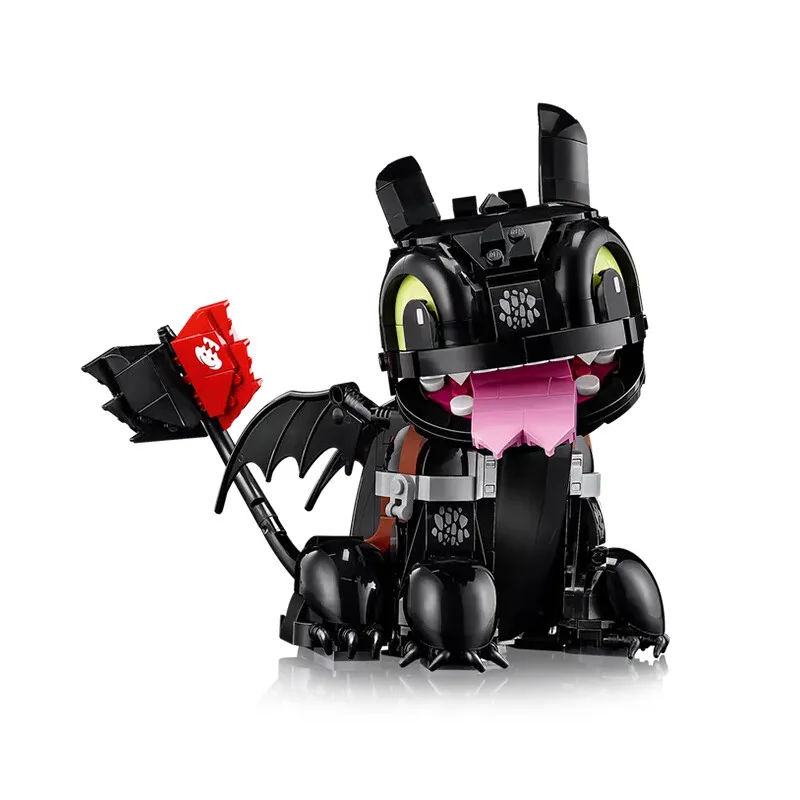 Nuevos juguetes de bloques de construcción de la serie IDEAS para colección de fans de niños y niñas, regalo de cumpleaños 10375 Cómo entrenar a tu dragón - Sin dientes