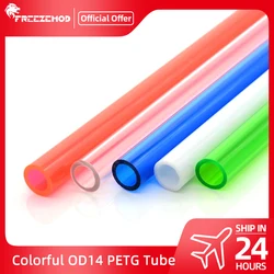 FREEZEMOD Colorful PETG Tube 50cm Rigid OD14mm Water Cooling 2mm Green Red Blue White Hard Pipe PC MOD Liquid Cooler PEHDCO14