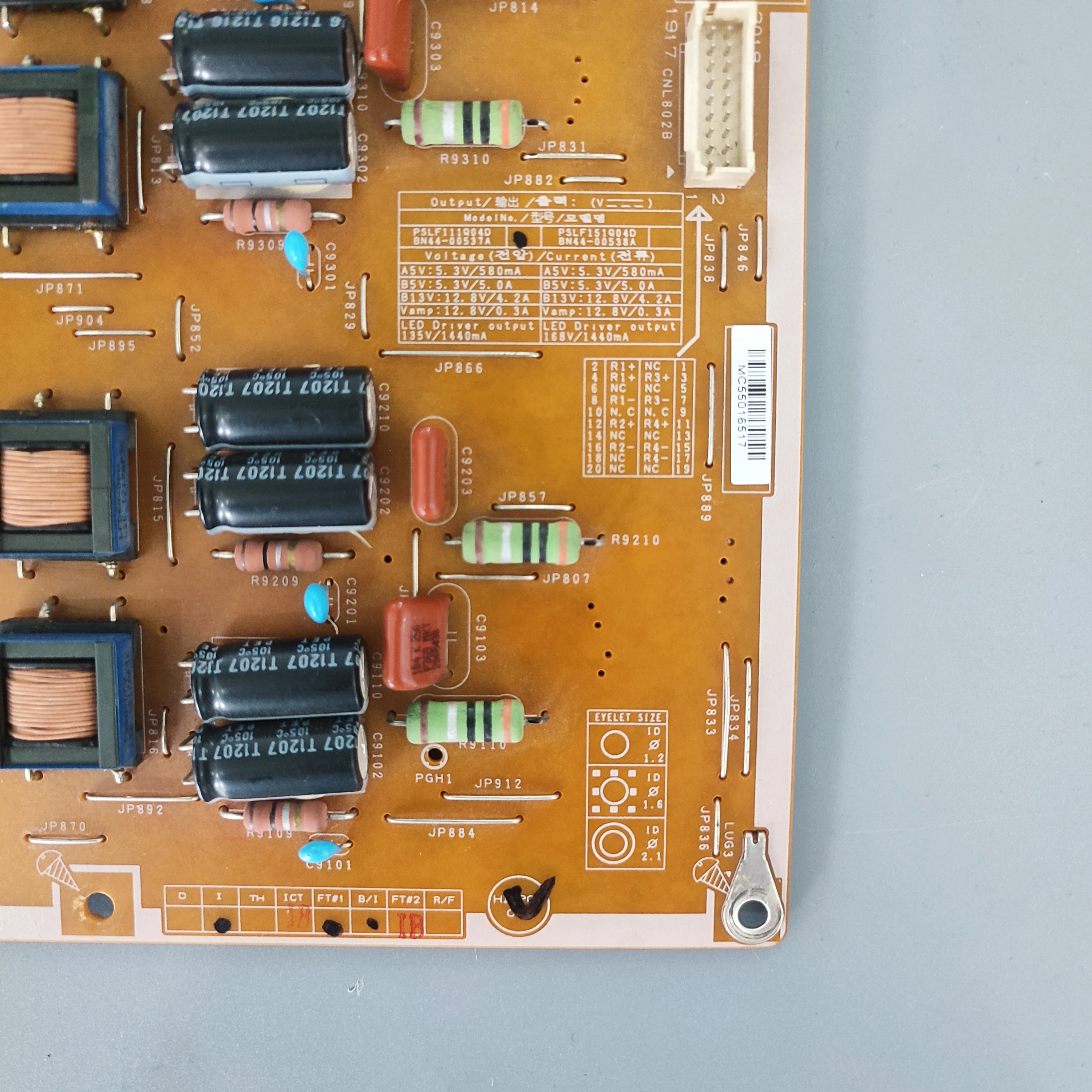 For  LH46UEAPLGC LH46UEAPLGC/ZA TV POWER SUPPLY BOARD BN44-00537A U3-1 Has Been Tested To Work Properly