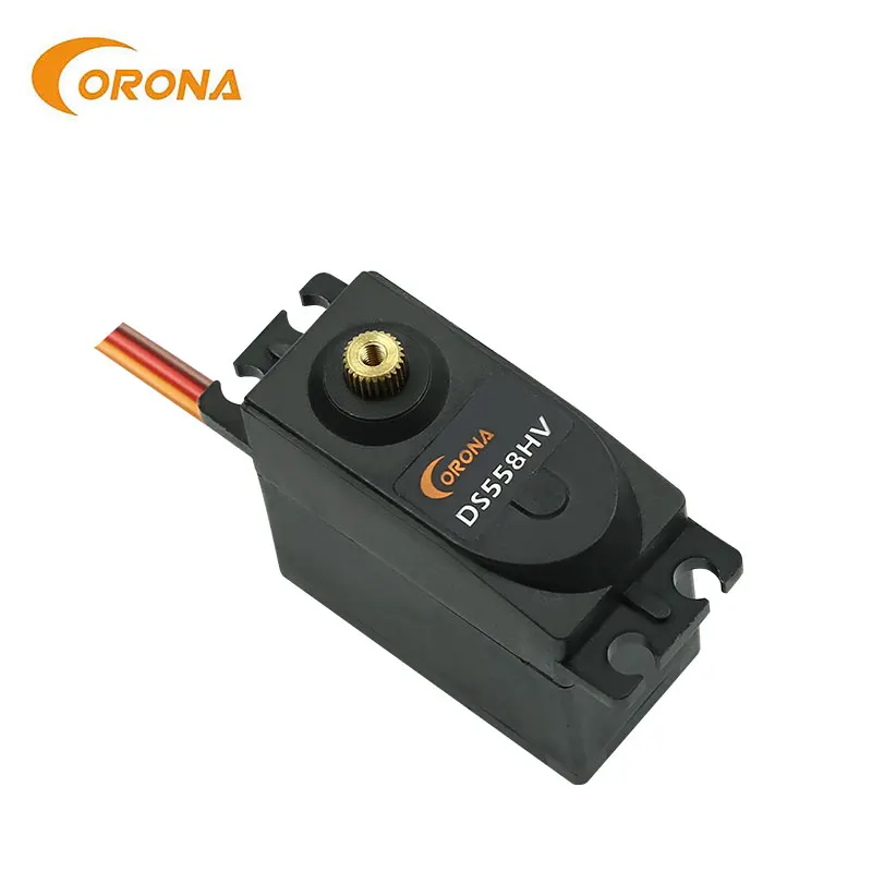 Corona DS558HV DS-558 HV Digital Metal Gear Servo 14กก./0.18sec/58G 6/7 4V สำหรับเครื่องบิน RC หุ่นยนต์เฮลิคอปเตอร์ RC CAR