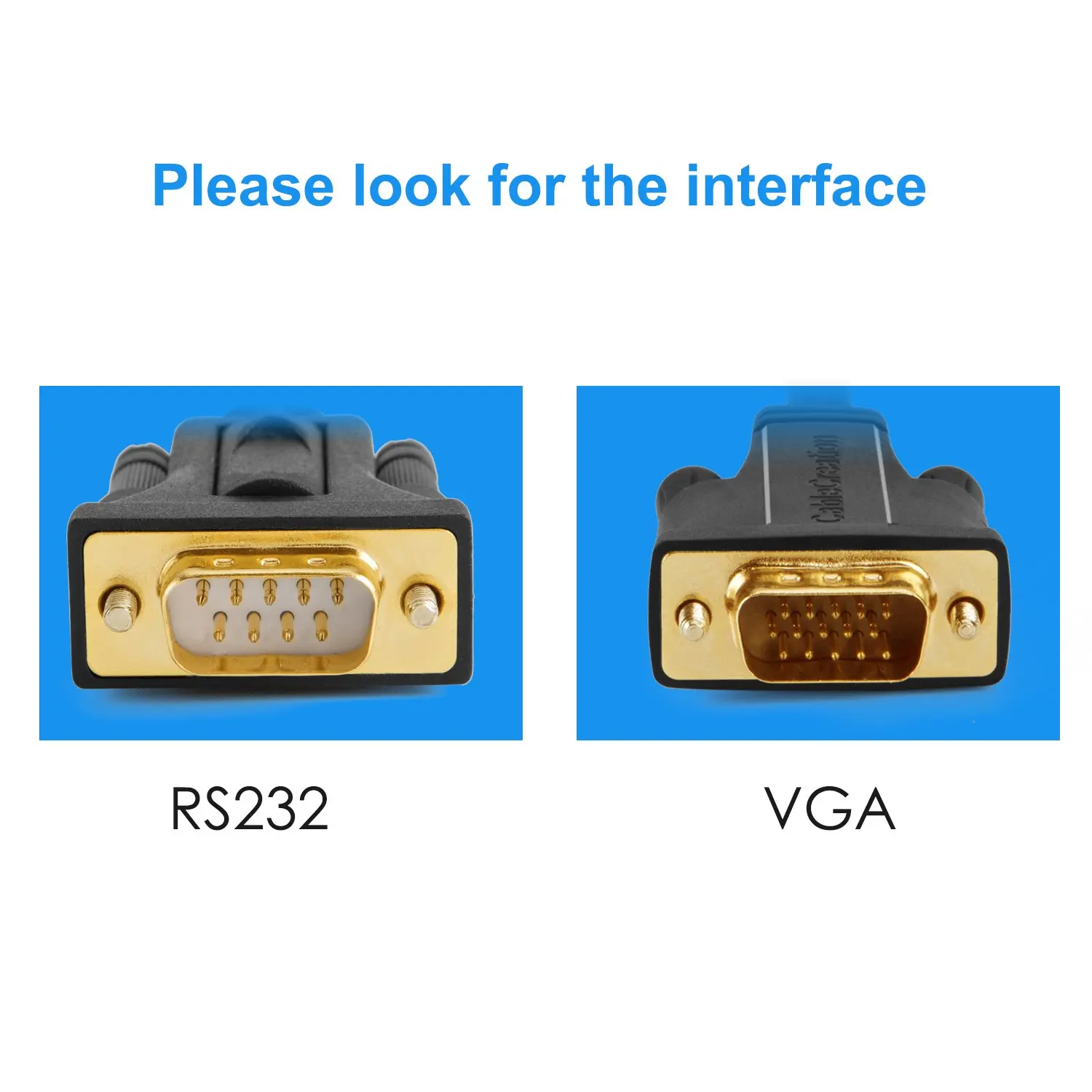 CableCreation  USB to RS232 Male DB9 Cable Serial COM Port Adapter Chip pl2303 Supports Windows 10  8.1 8 7 Vista XP Mac OS