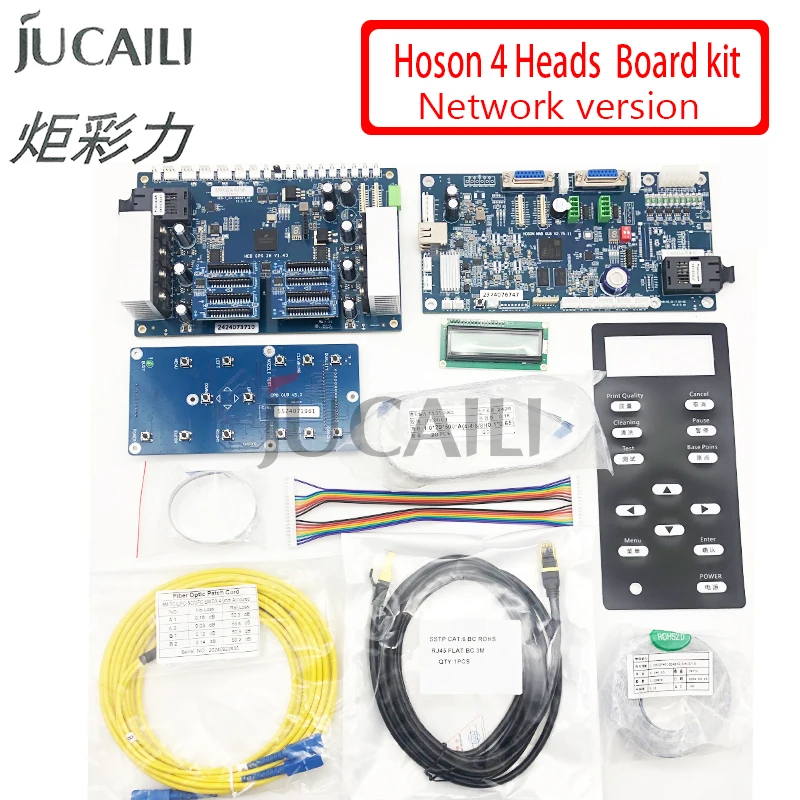 Jucaili Hoson 4 heads Board kit for Epson XP600 printhead board kit for water based/Eco solvent printer network version