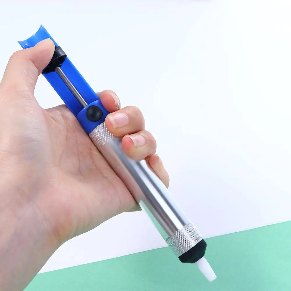 Сопротивление качества, ручное удаление олова, сварочный инструмент из алюминиевого сплава, АБС-пластик, паяльная присоска, ручка, оловоотсос, сварочные инструменты Сопротивление качества, ручное удаление олова, сварочный инструмент из алюминиевого сплава, АБС-пластик, паяльная присоска, ручка, оловоотсос, сварочные инструменты