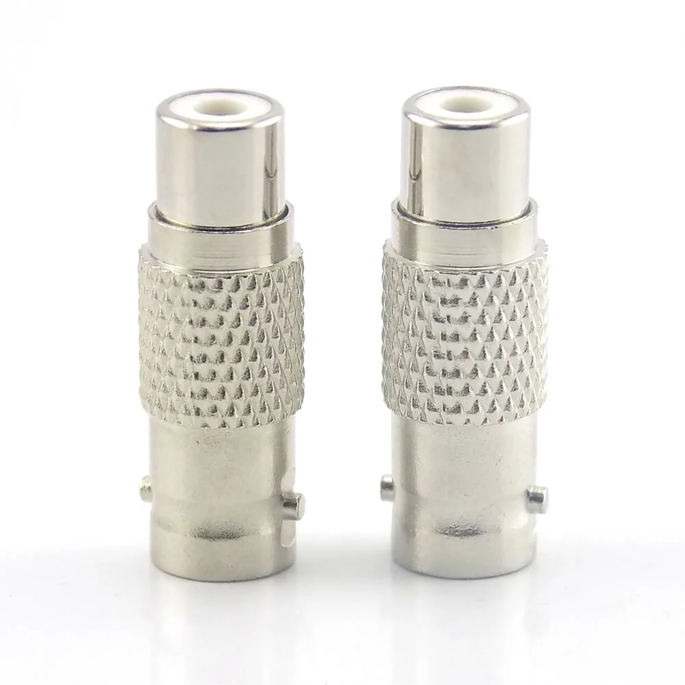 Bnc Female Naar Rca Female Socket Coaxiale Adapter Converter Connector Voor Audio Video Camera Rechte Kabel