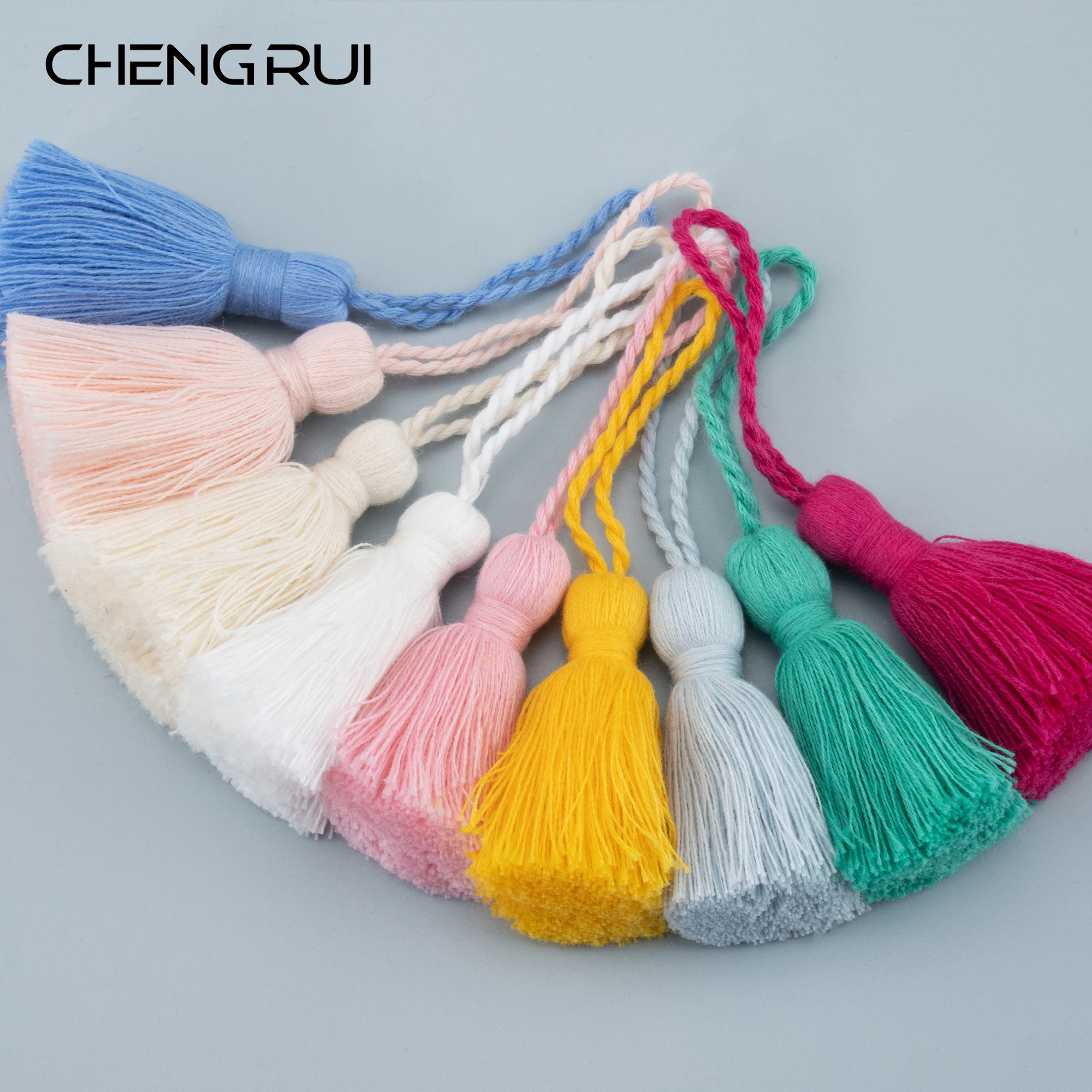 CHENGRUI   L238,11cm,tassel,cotton fringe,Ornament material,hand made,jewelry accessories,earring findings,4pcs/bag