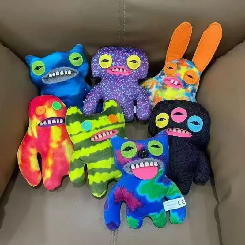 

New 1：1 Products Fuggler Teeth Monster Laboratory Heterogeneity Series Plush Doll Monster Funny Toy Plushie Doll Birthday Gift