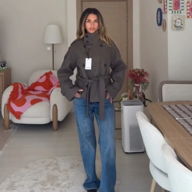 Autumn New Women's Jackets Blouse 2026 New Fashion Loose Warm Jackets Women's Autumn Street Chic Elegant Youth Unique Coats