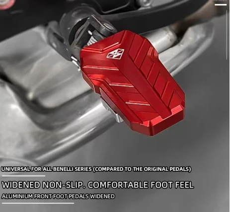 

Motorcycle Front and rear Footrest Non-slip Pedals Rest Foot Pegs pads For Benelli BJ600GS BN302S TNT 600i Tornado 302R TRK502
