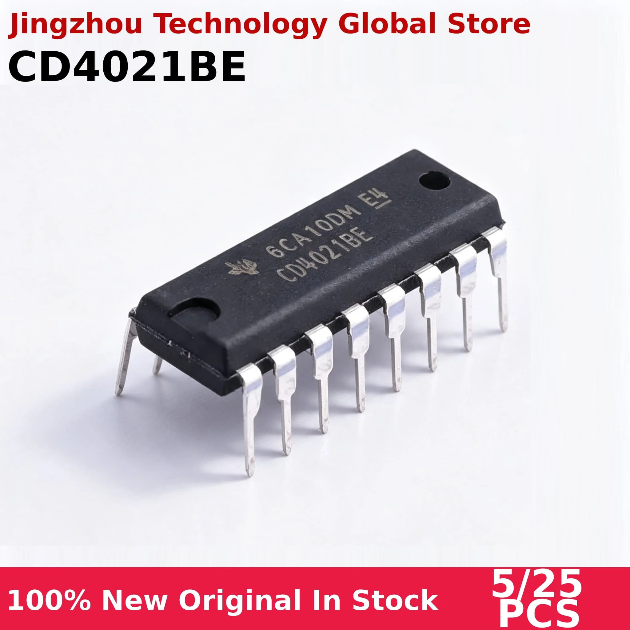 100% New 5/25PCS CD4021BE CD4021B CD4021 DIP-16 Shift Register Chip Wholesale