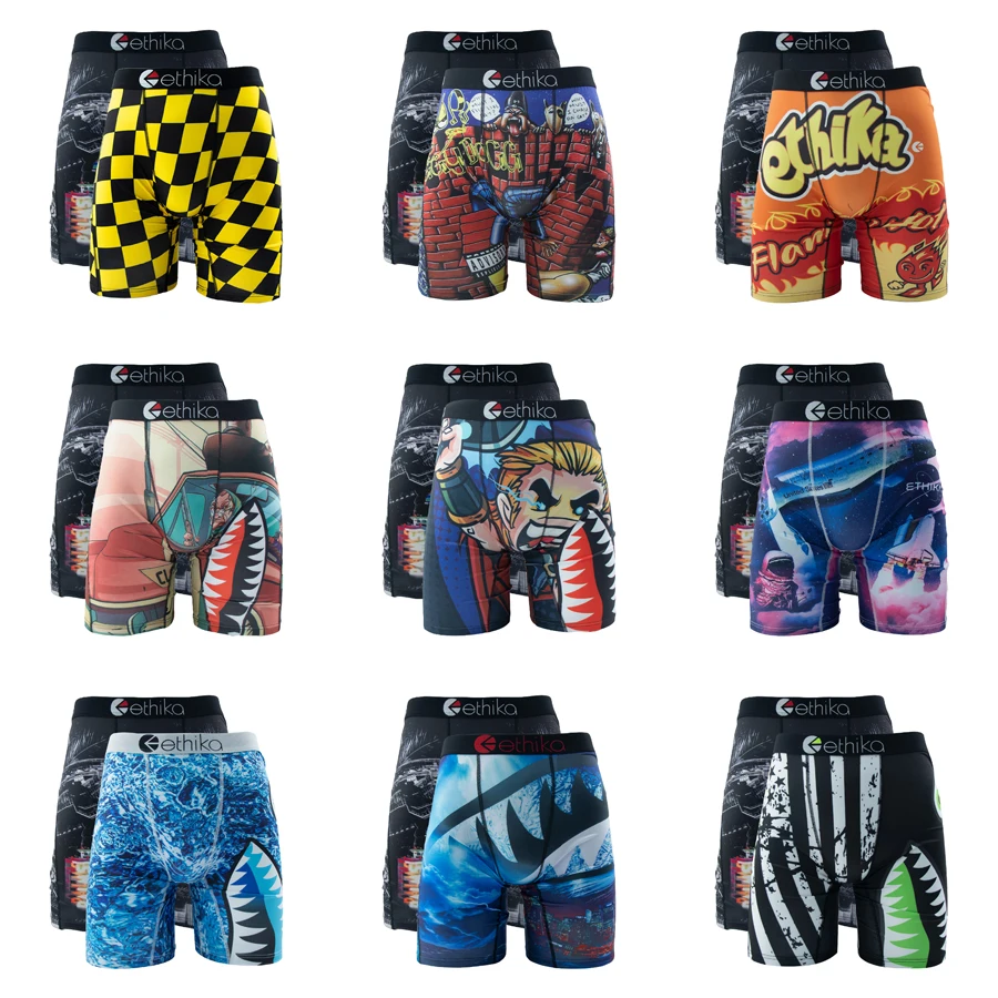 

ETHIKA 2 шт. сексуальное мужское нижнее белье сетчатые дышащие мужские трусы с промежностью нижнее белье мужские трусы боксеры большие размеры мужские боксеры