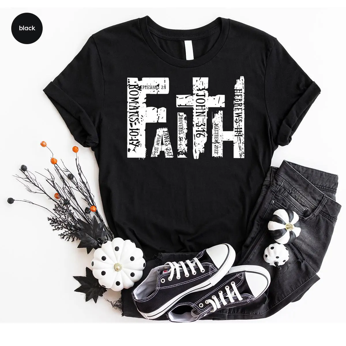 2023 Fashion Christian Women T-shirt Retro Faith Print Shirt Christian Cross Graphic Tees Voguish Jesus Cross Religion Girl Tee