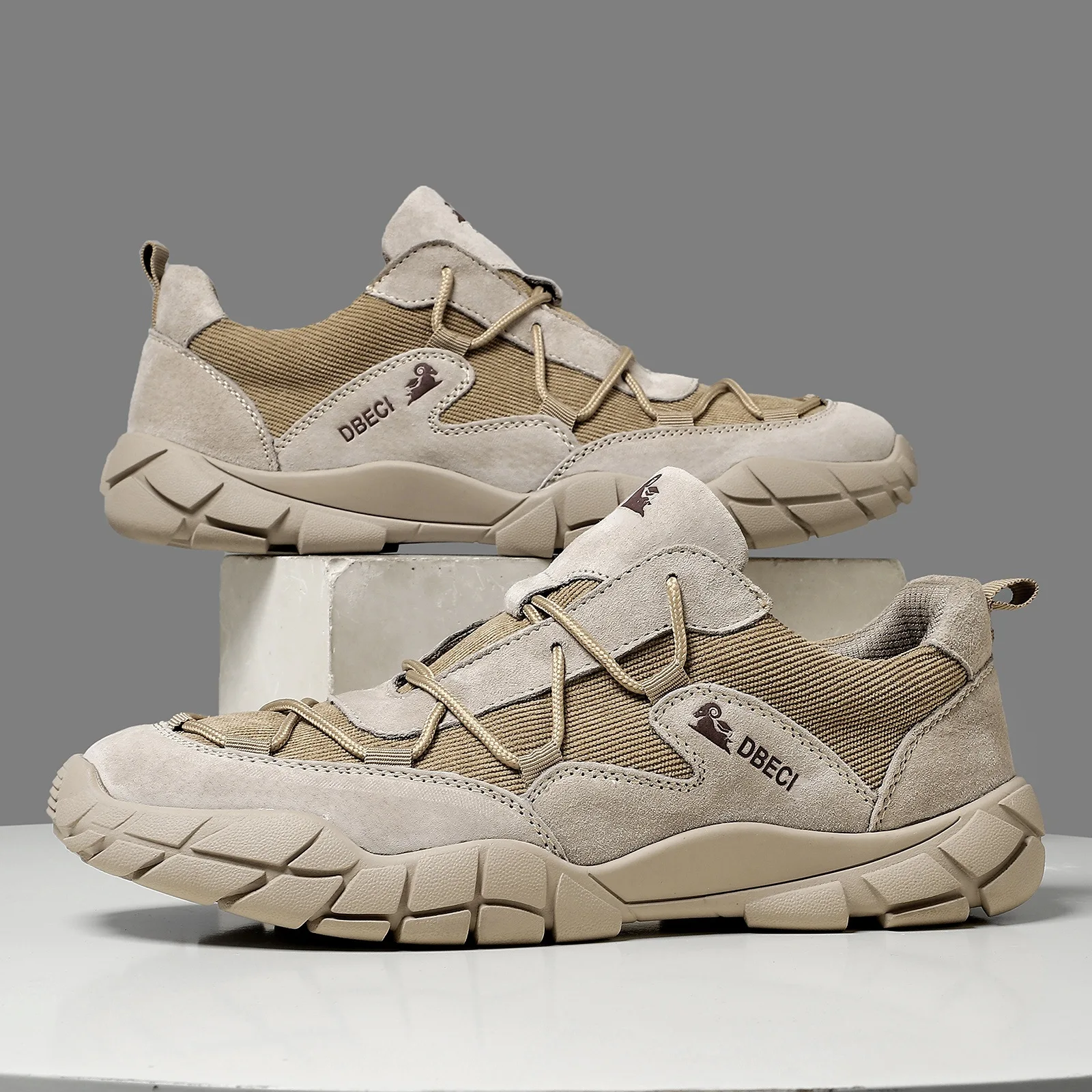 

Мужская повседневная обувь из натуральной кожи, уличные кроссовки высокого качества, дышащая мужская обувь, нескользящие лоферы на плоской подошве, походная обувь