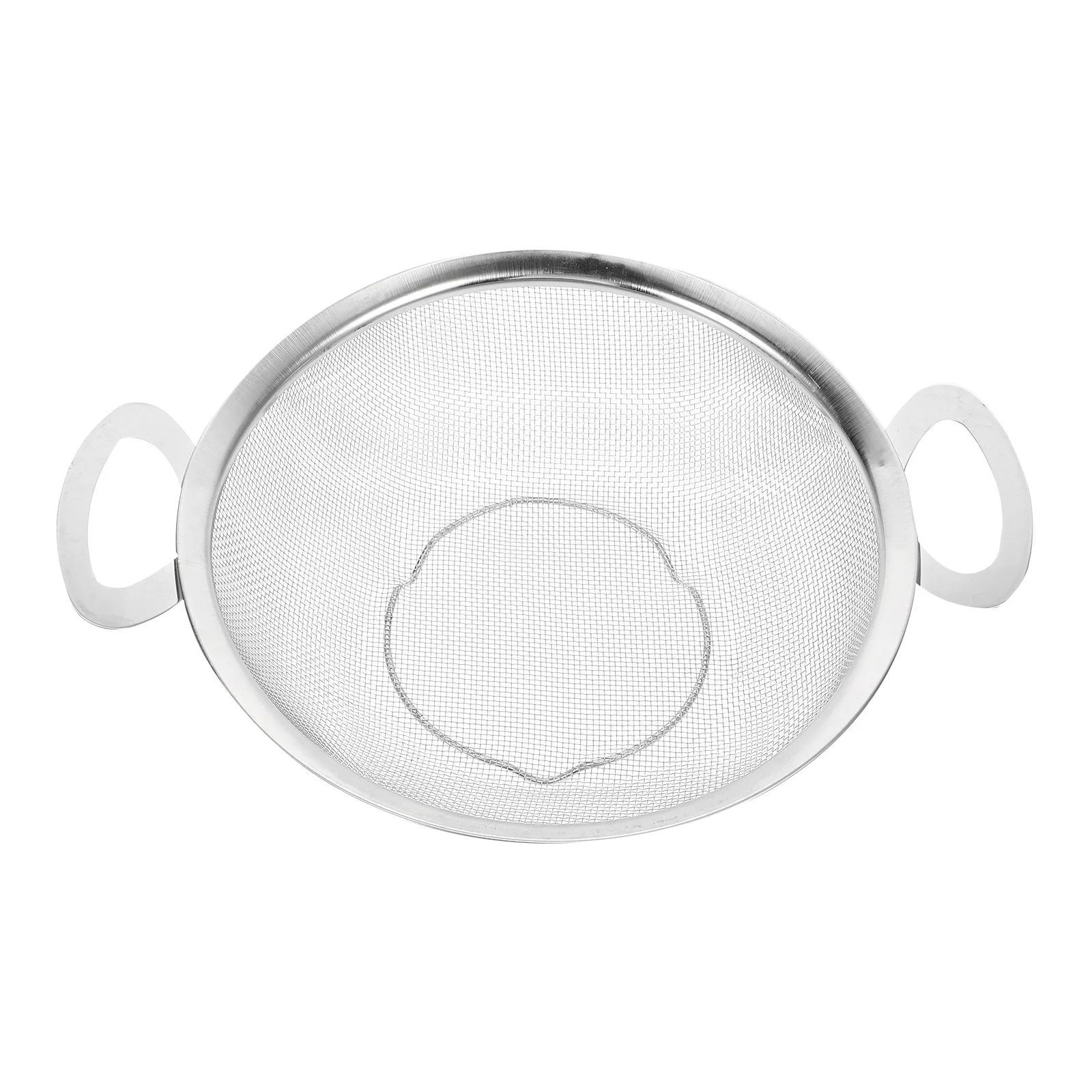 

Binaural Fine Mesh Strainer Basket Stainless Steel Kitchen Sink Drain Vegetable Fruit Rice Strainer Baskets Metal Mesh