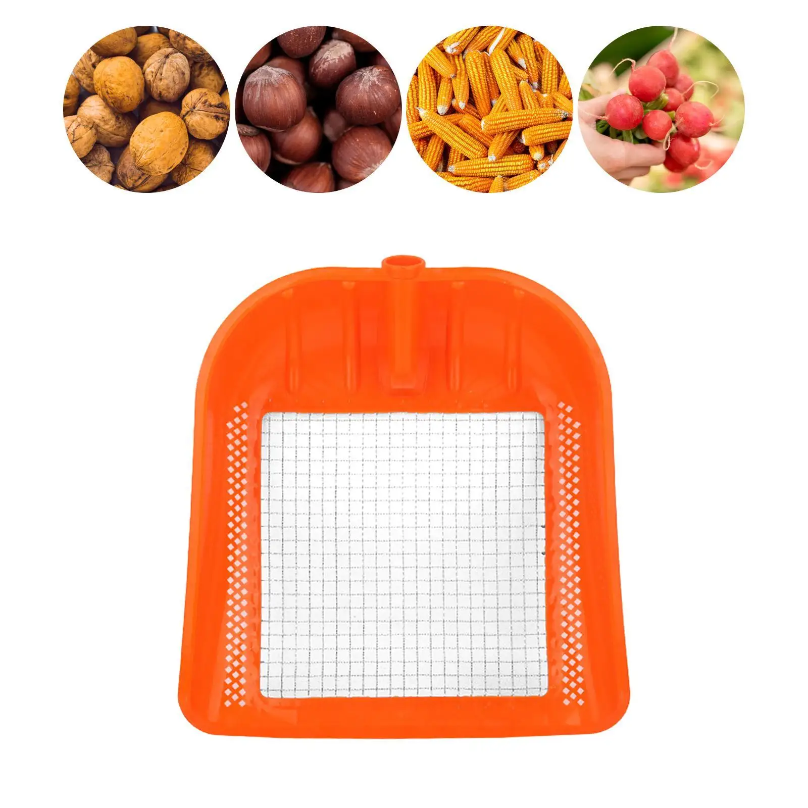 Sieve Soil Sieve Garden Hand Tool Portable Agricultural Filter Screen Sieve for Chestnuts Hourglass Soil