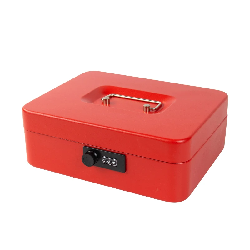 

Locked storage box, combination lock, iron , student cash , portable large-capacity safe, household small cash regist