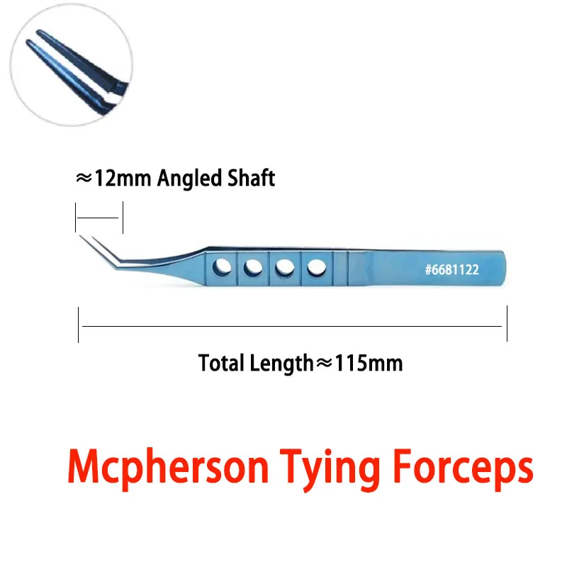 McPherson Tying Forceps  Suture Ophthalmic Instruments Oftalmologia