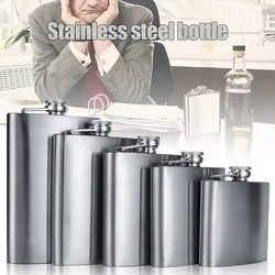 1-18Oz Stainless Steel Hip Flask Liquor Alcohol Whiskey Flask Cap Bottle Travel Liquid Container Accessory Portable Hip Flask