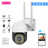 V380 Pro 3MP Wireless Outdoor WIFI Surveillance Camera Waterproof Motion Detection Speed WIFI Camera Two Way Audio Talk