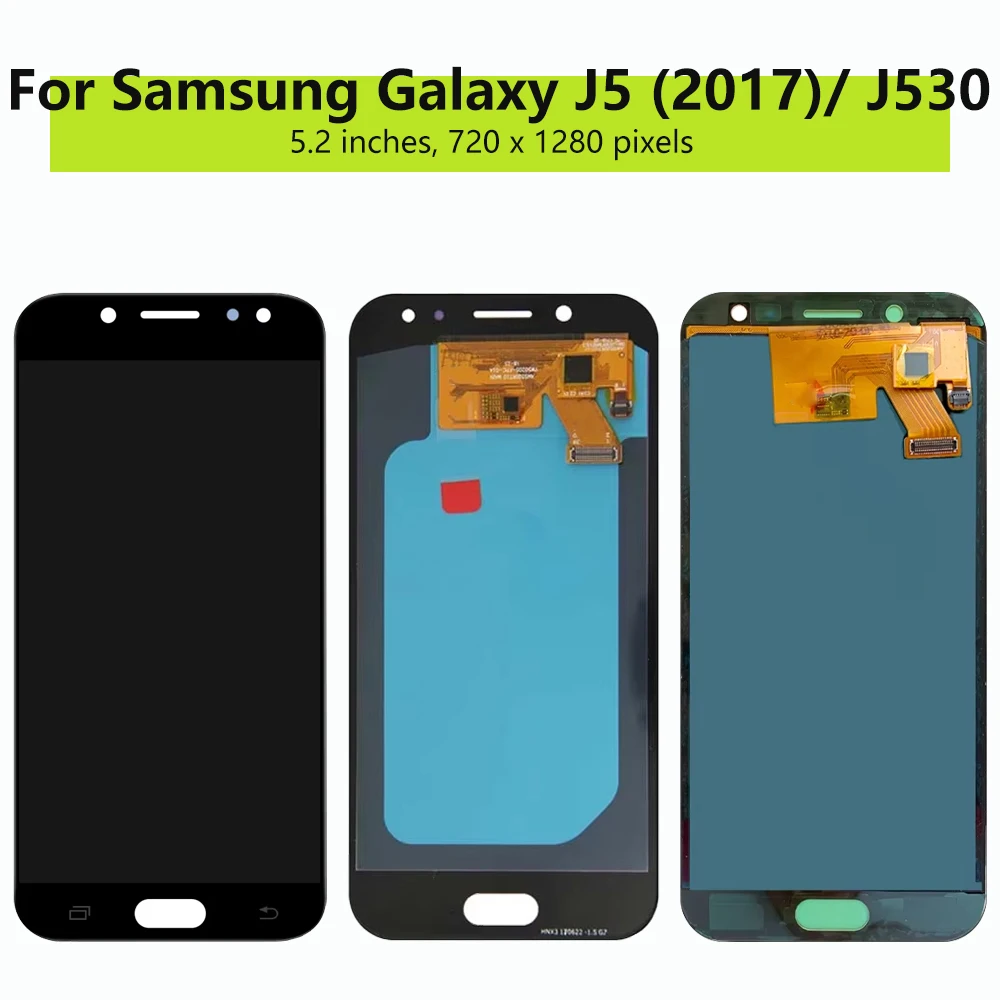 5.2\'\' Display Screen for Samsung Galaxy J5 2017 J530 J530F J530F/DS LCD Display Touch Screen Digitizer Assembly Parts