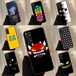 Geometry Dash Case For Xiaomi Redmi Note 10 11 8 9 12 Pro Redmi Note 12S 11S 10S 9S 9C 10C 10A 12C Coque