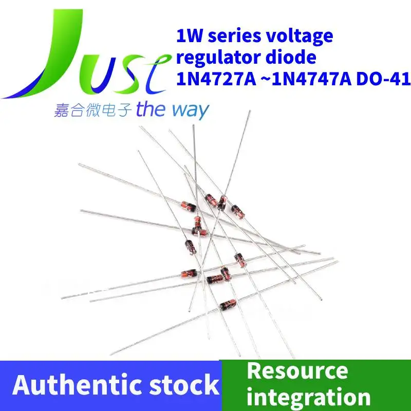 50pieces/lots 1W series voltage regulator diode 1N4727A ~1N4747A DO-41