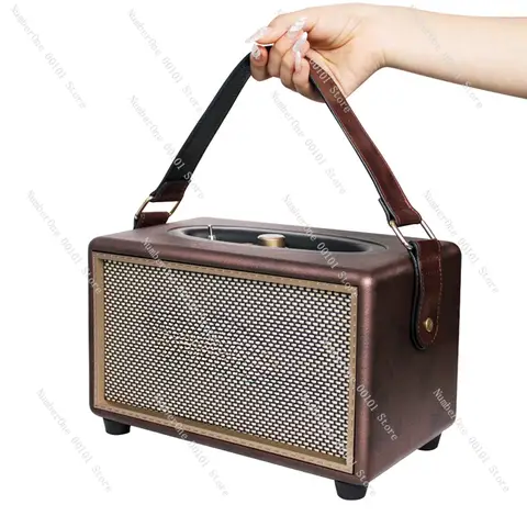 무선 블루투스 스피커 휴대용 마샬 윈드 카드 스테레오 나뭇결 고대 클래식 라디오
