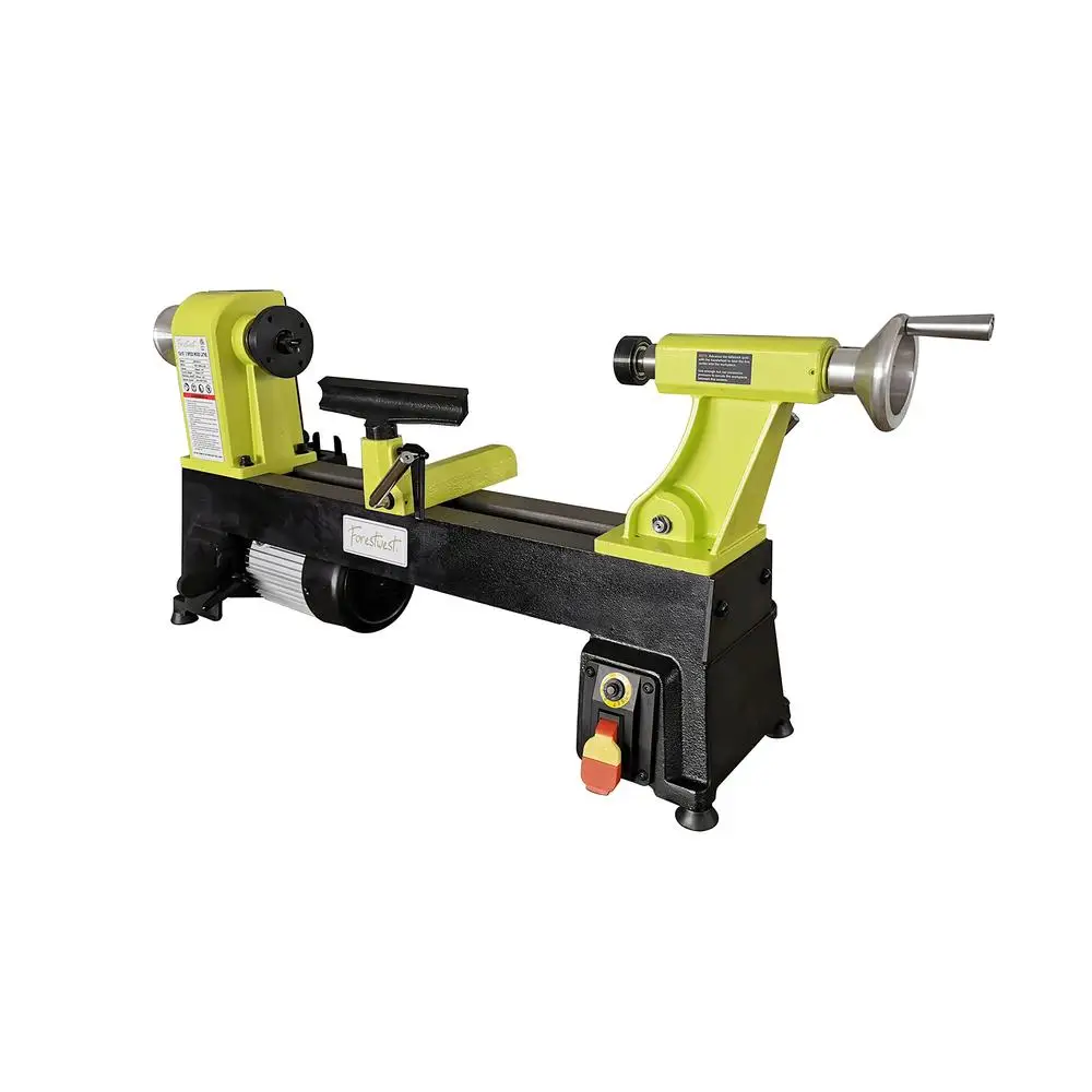 Tornio per tornitura del legno a 5 velocità 12"x18" Motore 550W 3,400 giri/min 2MT Accessori conici Morse