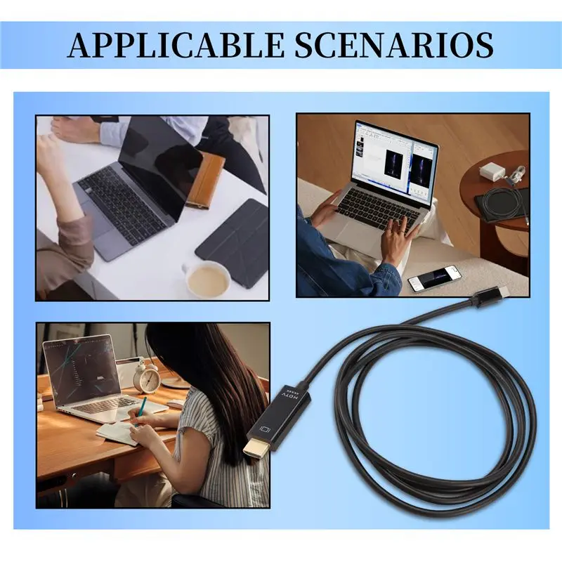 Ingenious-Mini Displayport To Cable 4K Mini DP To 6 Feet Cable For Air/Pro, Surface Pro/Dock, Monitor, Project