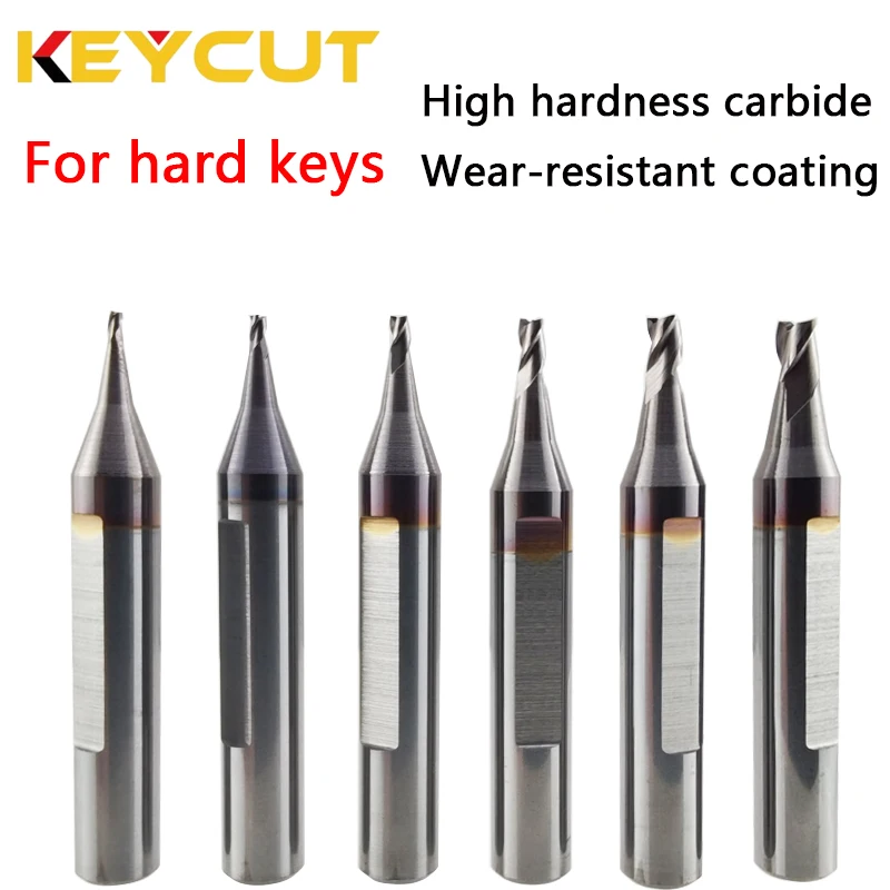 Milling Cutter 1.0mm 1.2mm 1.5mm 2.0mm 2.5mm 3.0mm key copying for Vertical manual Key Machine