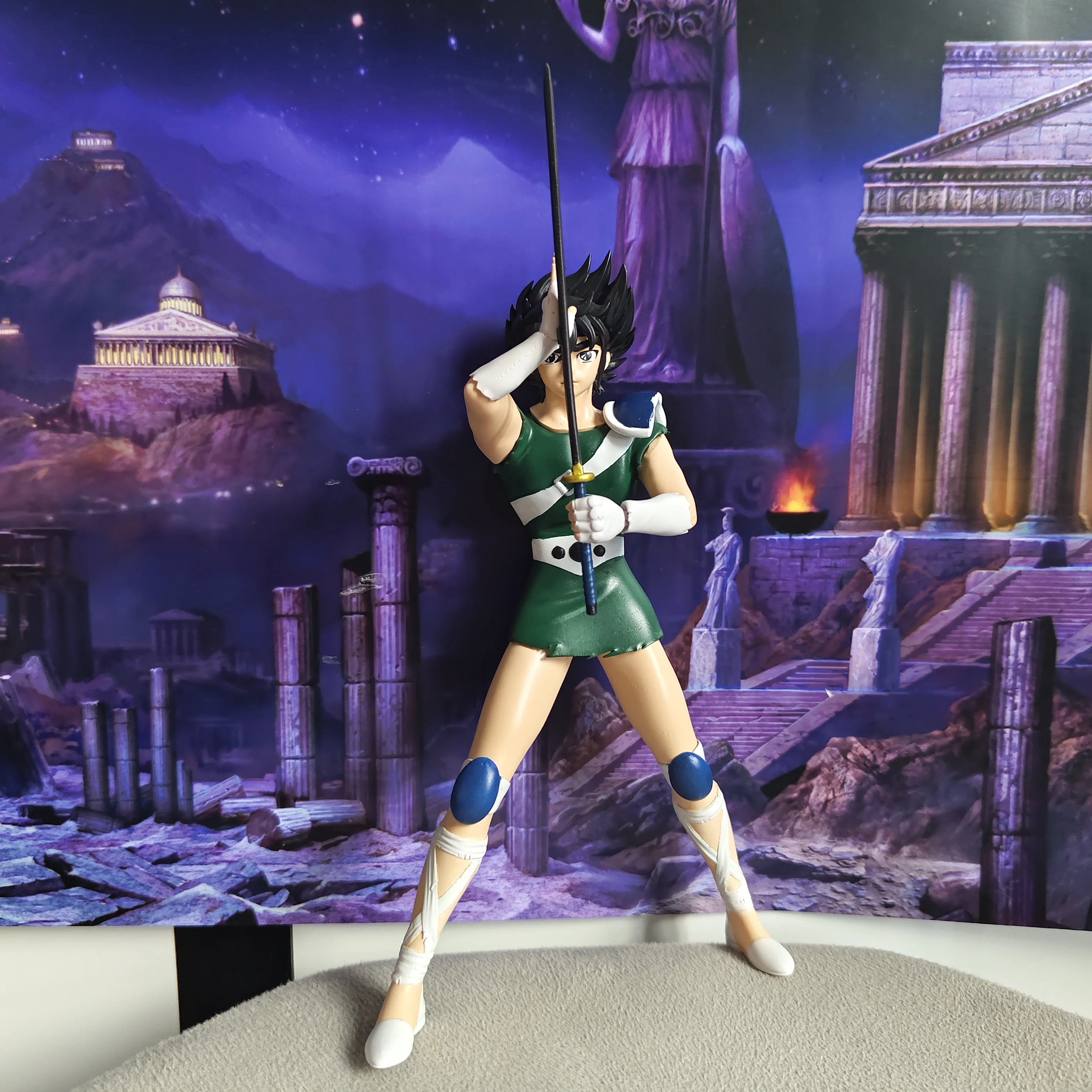 

Saint Seiya - Seiya Casual Wear with Sword Resin Statue Model Collectible Figure Toy