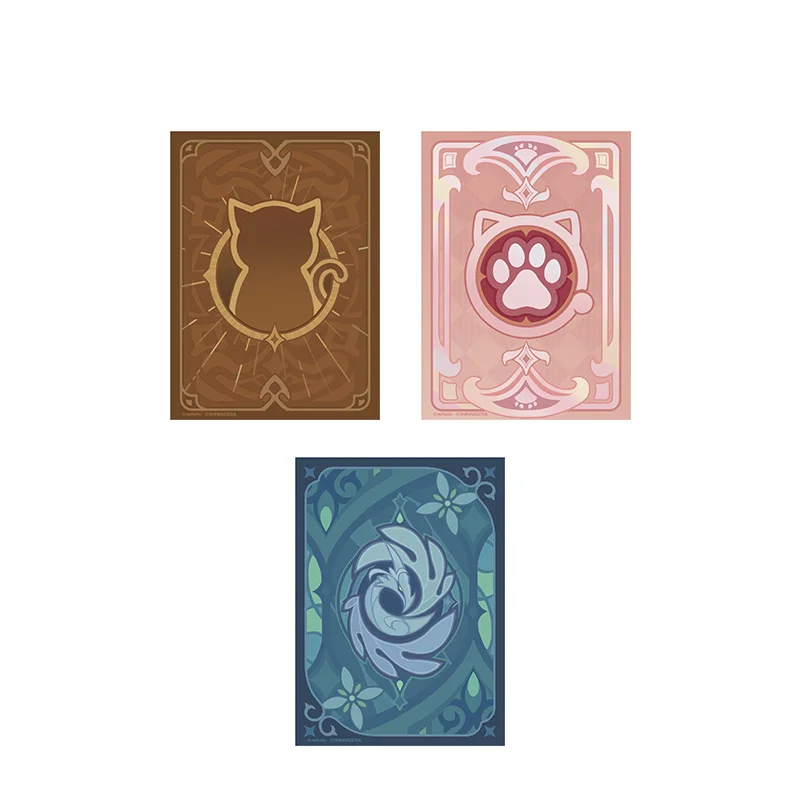 

Official Genshin Impact Card Sleeve Seven Saints Summoning Battle Cards Art Card Sleeve Anime Peripheral Collection Card Holder
