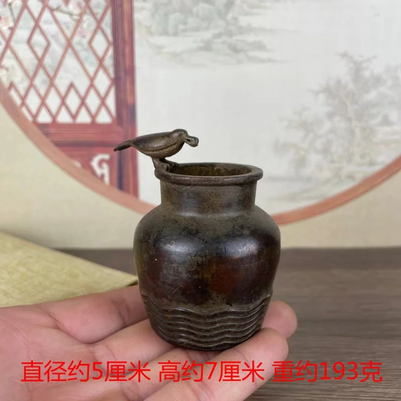 

Бутылка для питьевой воды ворона, банка для птиц, домашний металлический орнамент