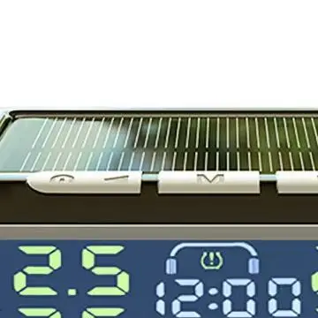 Solar Power TPMS Car Tire Pressure Alarm Monitor System Auto Security Alarm Systems Tyre Pressure With 4 Wheel External Sensors