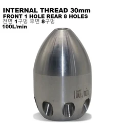 Industrial Machinery High-pressure nozzle Front 1 Hole And Rear 8 Holes 100L/min Urban Sewage Dredging Nozzle Rotating Nozzle