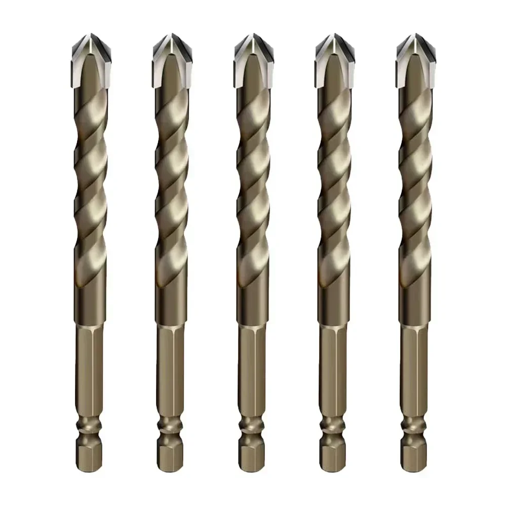 1pc 6-12mm Cross Hex Tile Drill Bits Porcelain Drill Bits Concrete Ceramic Hole Opener Brick Drilling Tools