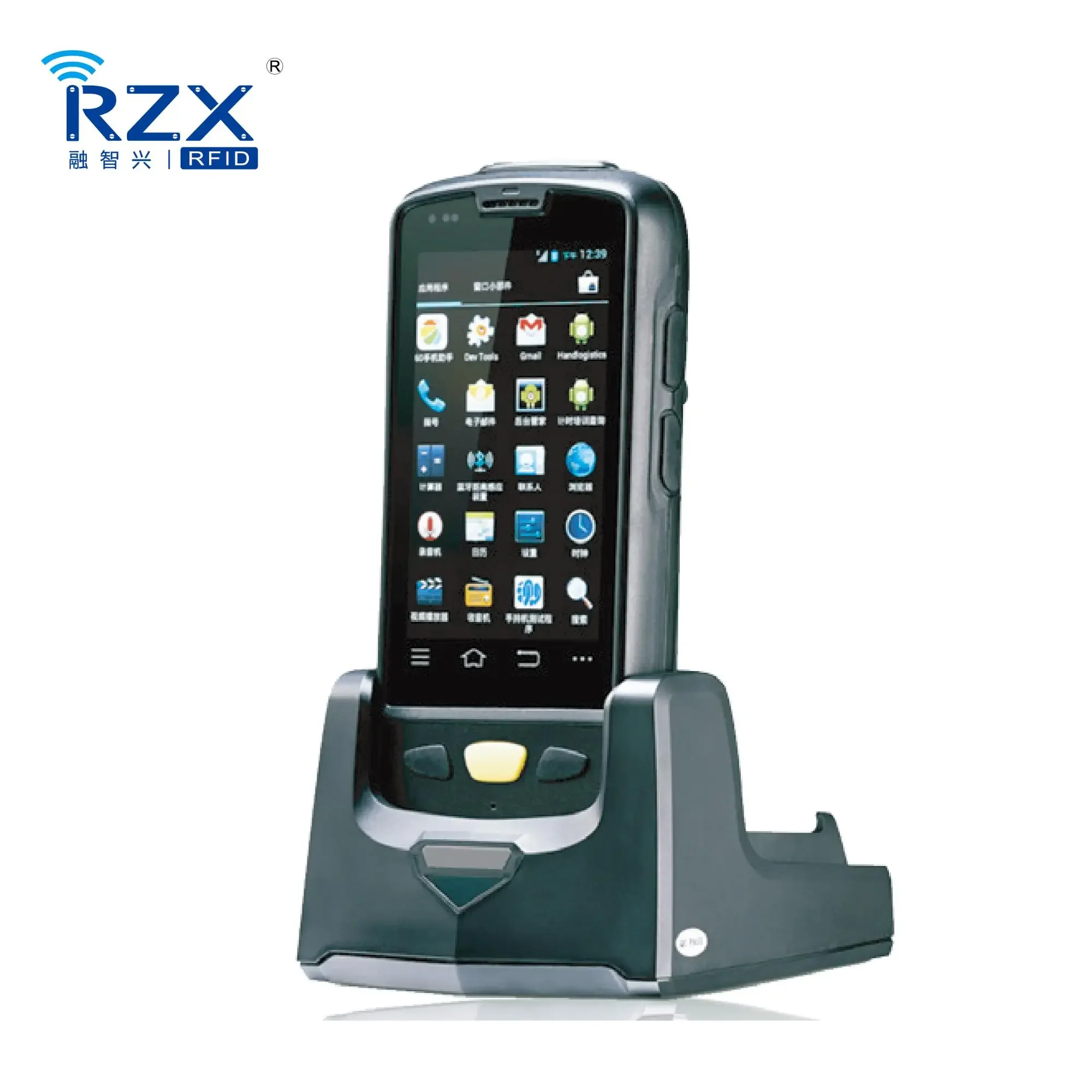 Lettore RFID 860-960MHZ Soluzione Android Lettore di tag Rfid portatile UHF per magazzino