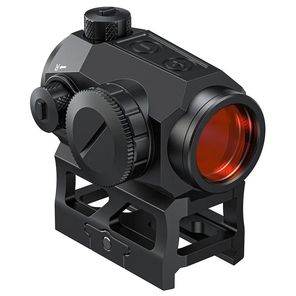 

1 MOA Red Dot Sight 1X20mm Optics Scope with Riser Mount for Rifle Hunting - Red Dot Sight with Riser