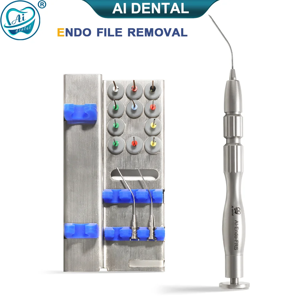 Dental Equipment AI-Endo-FRS endodontic root canal broken needle remover kit include Cutting drill Cutting cannula Path drill