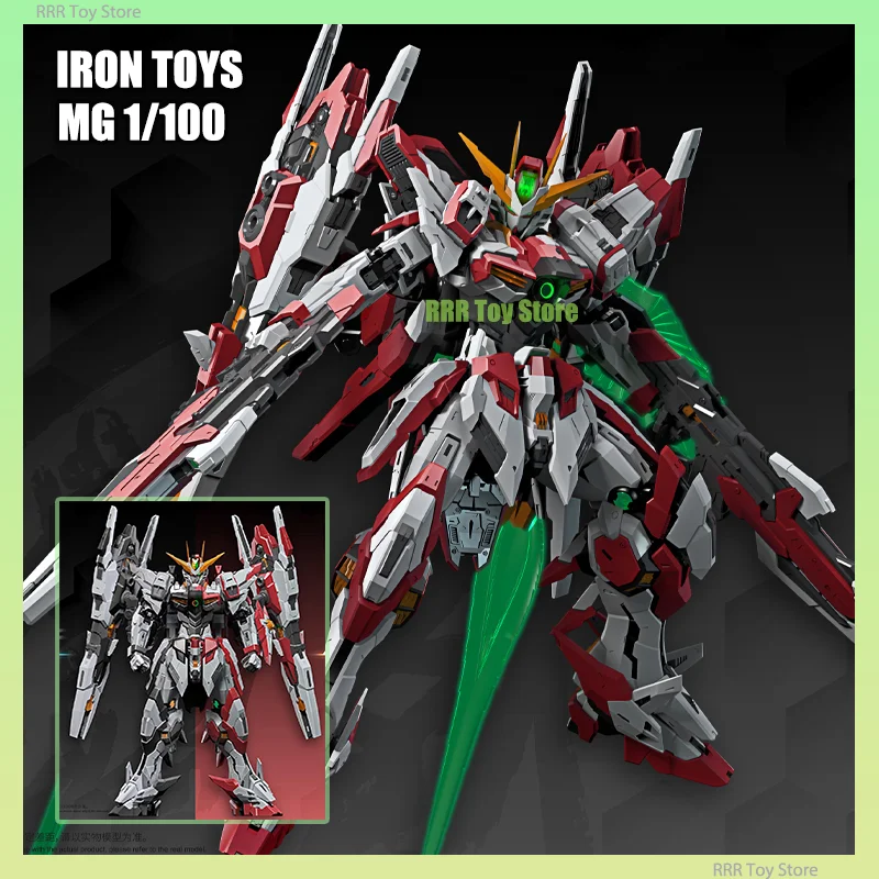 Iron Toys MG 1/100 Star Eternal Model Kit Alloy skeleton Two Style Shell Assembly Action Figures Robot Plastic Model Hobby Gifts