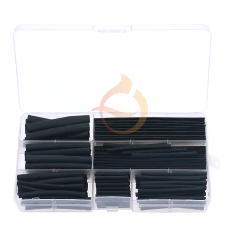 150Pcs 2mm to 12mm Heat Shrink Wire Wrap Tubing Electrical Sleeve Diameter Assorted kit