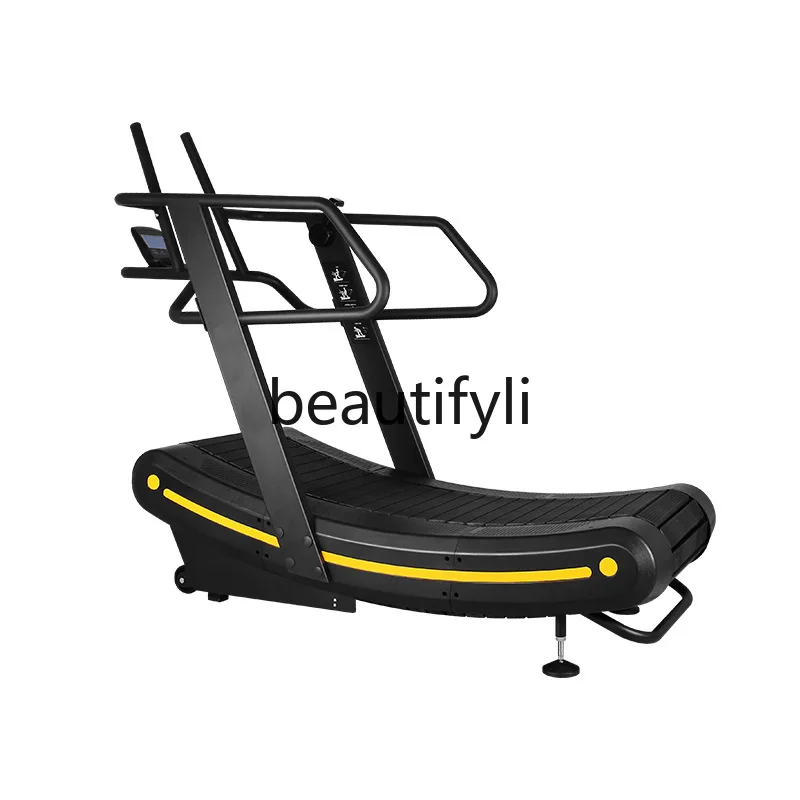 

Non-Powered Treadmill Commercial Curved Non-Electric Treadmill Gym Studio