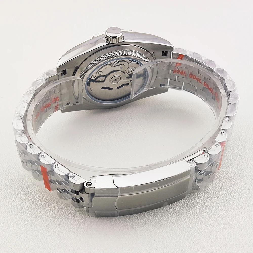 36mm/39mm nh35 Watch Men Watch No Logo Blue Dial Watches for Man Sapphire Crystal Glass NH35 Automatic Movement