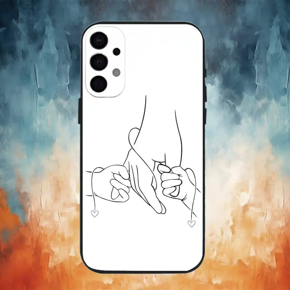 Чехол для телефона «Мама, дочь, сын, папа», для Samsung S25, S24, S21, S22, S23, S30, Ultra, S20, Plus, Fe, Note, 10,9,5G, черный чехол