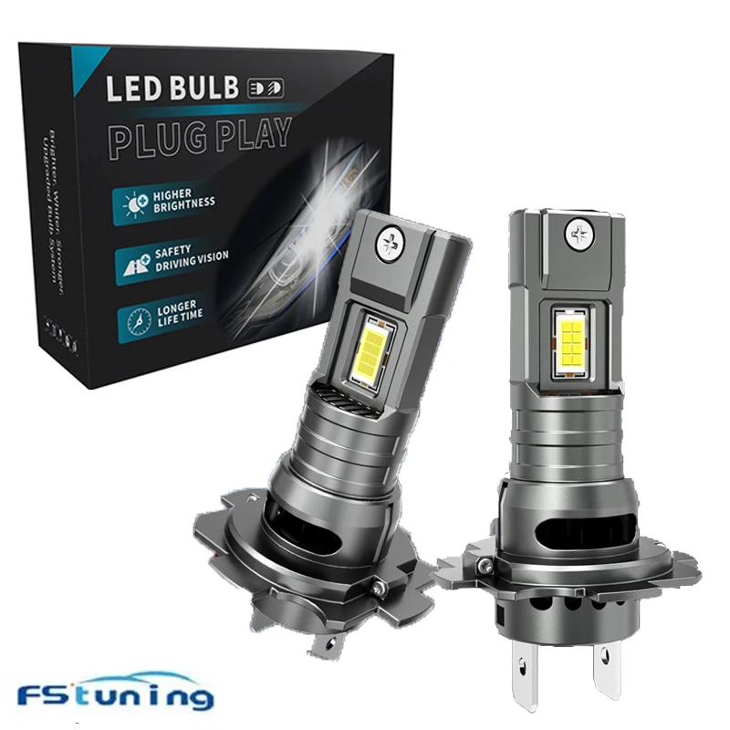 

2Pcs 60W 16000LM H7 Led Headlight Bulb CSP 3570 H7 LED Canbus White 6000K H7 Car Led Light M2P