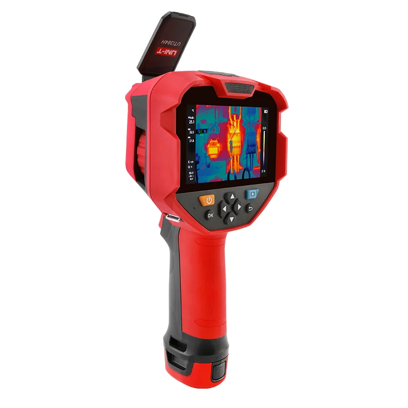 UNI-T UTi384H high resolution 384×288 pixel manual focus intelligent infrared thermal imager; -30~650℃ temperature measurement