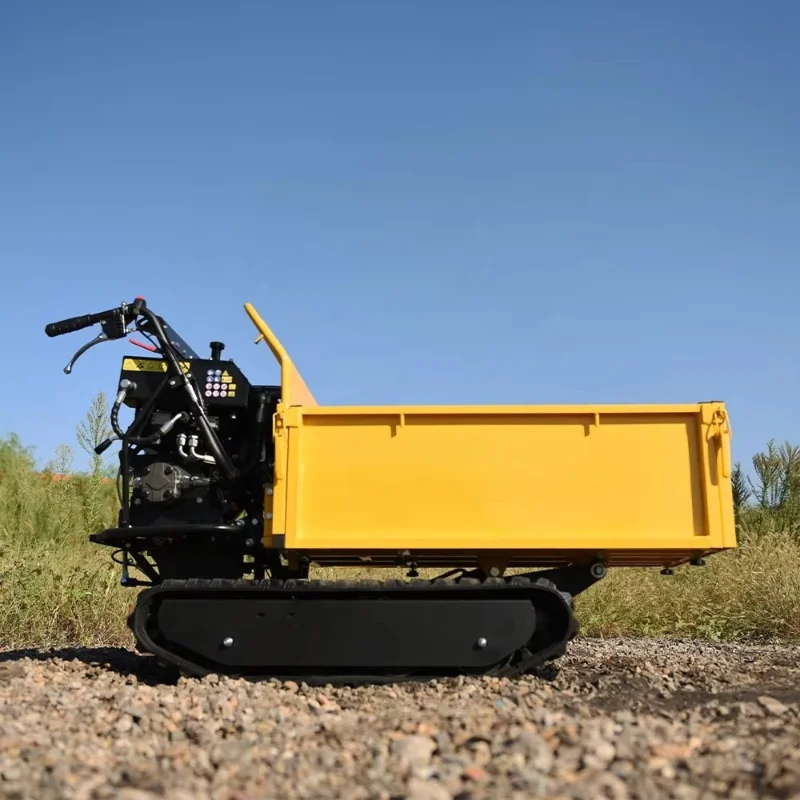

Hydraulic crawler 500kg loader capacity Self-loading small dumper