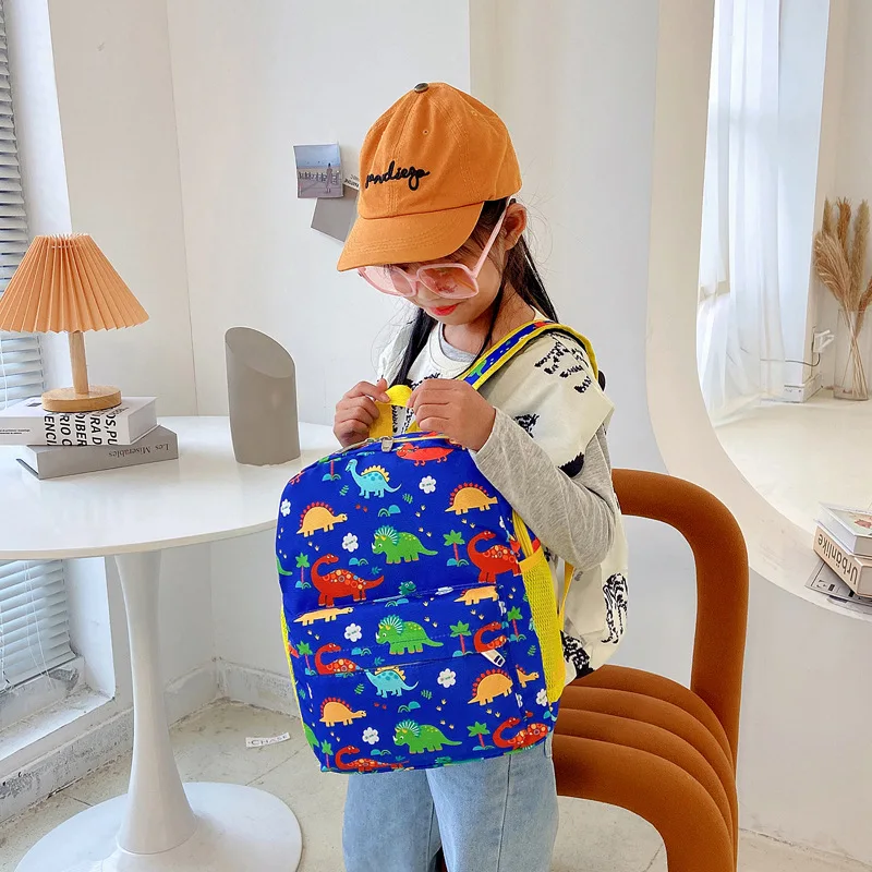 Dinosaur Lightweight Backpack Kindergarten Boys And Girls Cute Large Capacity Backpack Lightweight Student Bag Kids School Bags