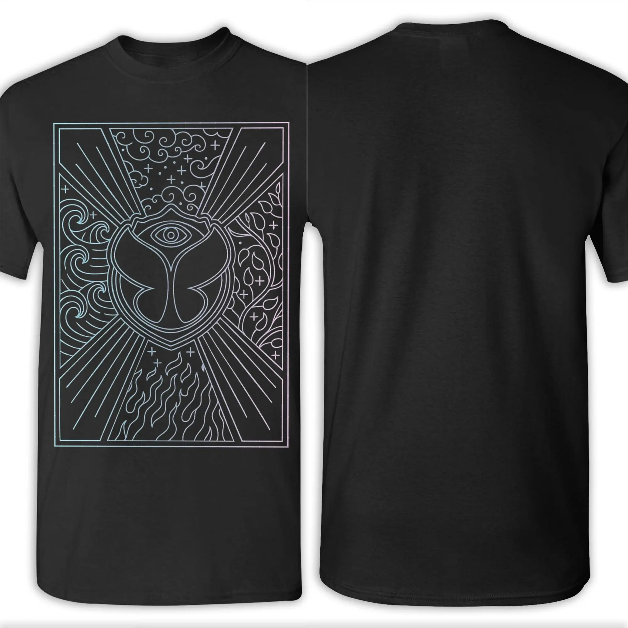 وصول جديد Tomorrowlands 2025 رحلة المهرجان تي شيرت للجنسين تي شيرتات قطن خالص ملابس قصيرة الأكمام #5