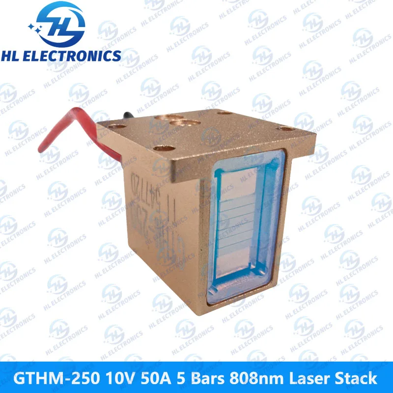 GTHM-250 Golden 10V 50A 5Bars 250W 808nm Laser Stack for Hair Removal Machine