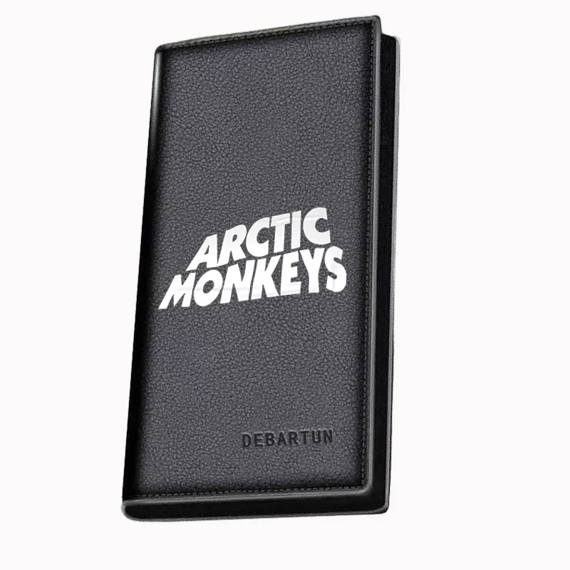 Arctic Monkeys band design Men's Long Wallets Business Stylish Printing Design Casual Use Christmas Valentine's Father's Day Gif